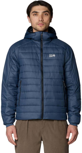 Mountain Hardwear Free Element Hooded Jacket - Men's Astral Blue L