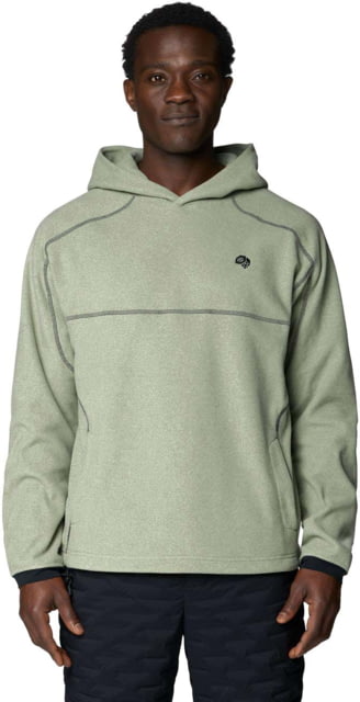 Mountain Hardwear Mountain Hardwear Microchill Hoody - Men's Silt Grey Heather M - $99.00 at Optics Planet