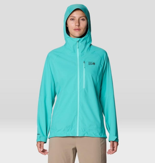 Mountain Hardwear Mountain Hardwear Stretch Ozonic Jacket - Women's Aqua Marina L - $280.00 at Optics Planet