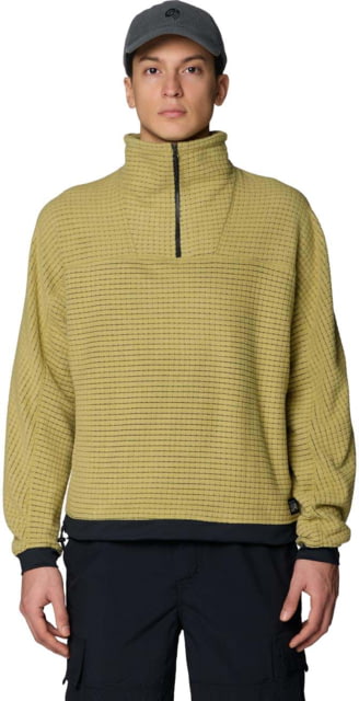 Mountain Hardwear Summit Grid Big Grid Half Zip Top - Men's Forest Moss S