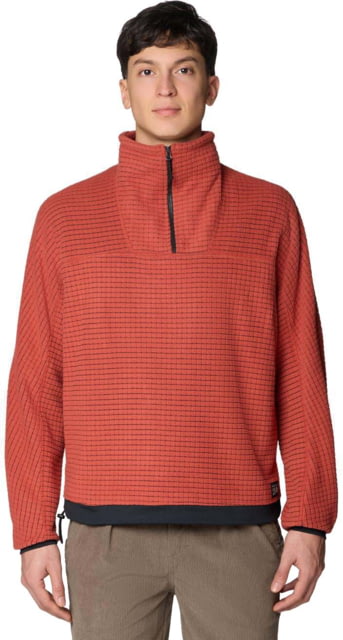 Mountain Hardwear Summit Grid Big Grid Half Zip Top - Men's Mars Red XXL