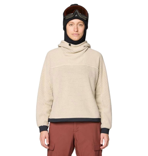 Mountain Hardwear Mountain Hardwear Summit Grid Big Grid Hoody - Women's Fossil S - $135.00 at Optics Planet