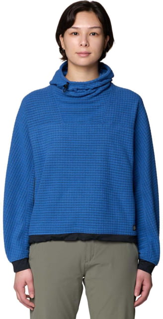 Mountain Hardwear Mountain Hardwear Summit Grid Big Grid Hoody - Women's Berry Blue S - $135.00 at Optics Planet