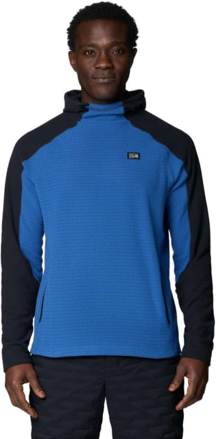 Mountain Hardwear Mountain Hardwear Summit Grid Hoody - Men's Berry Blue XXL - $110.00 at Optics Planet