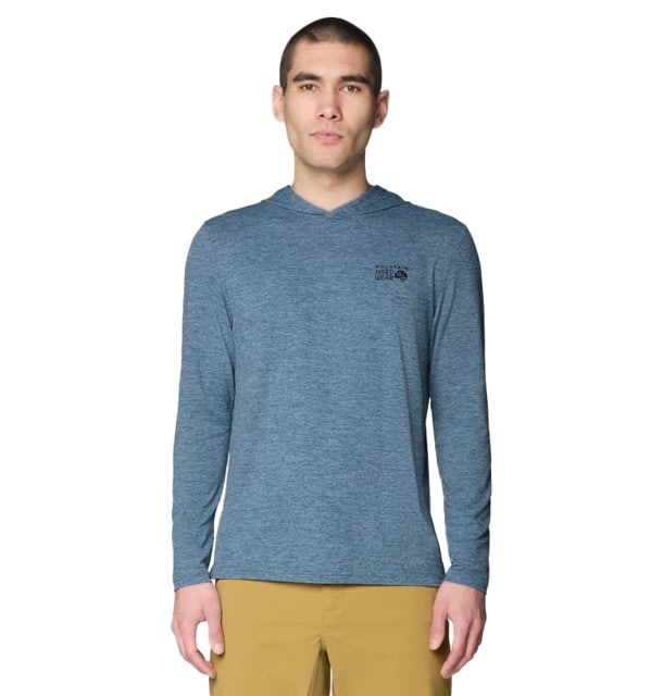 Mountain Hardwear Mountain Hardwear Sunblocker Hoody - Men's Adriatic Blue Heather XL - $49.99 at Optics Planet