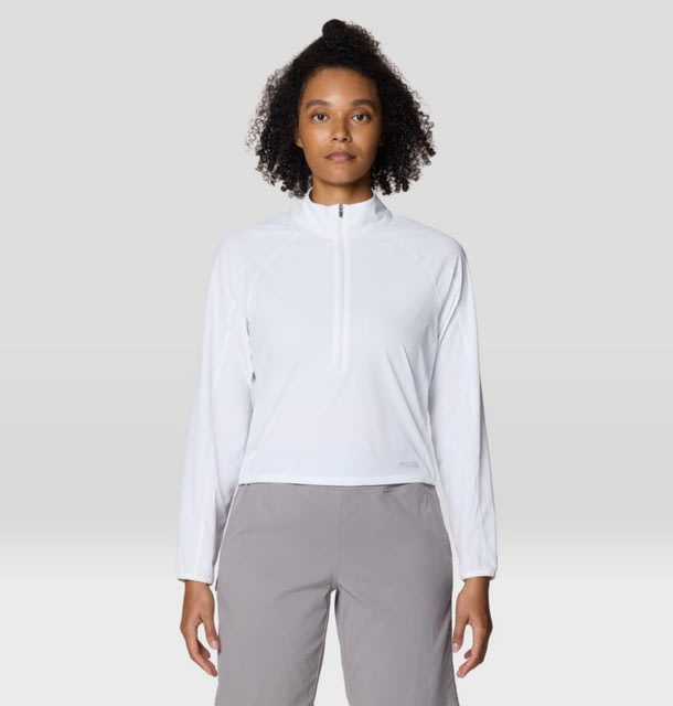 Mountain Hardwear Sunshield 1/2 Zip Top - Women's Fogbank M