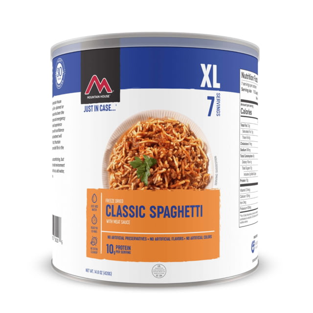 Mountain House Classic Spaghetti with Meat Sauce 7 Servings