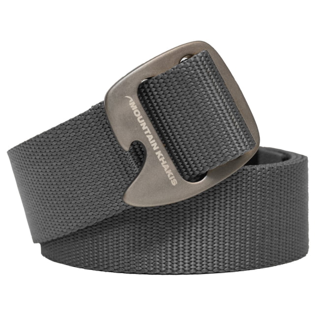 Mountain Khakis Solid Webbing Belt - Men's Gunmetal OS