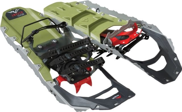 MSR RevoAscent Snowshoes - Men's Olive 22in