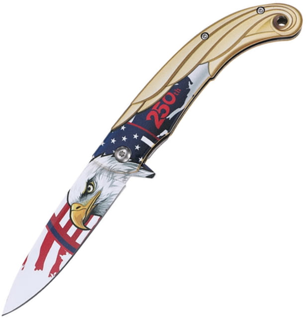 Mtech Eagle Linerlock A/O Gold - Mtech
