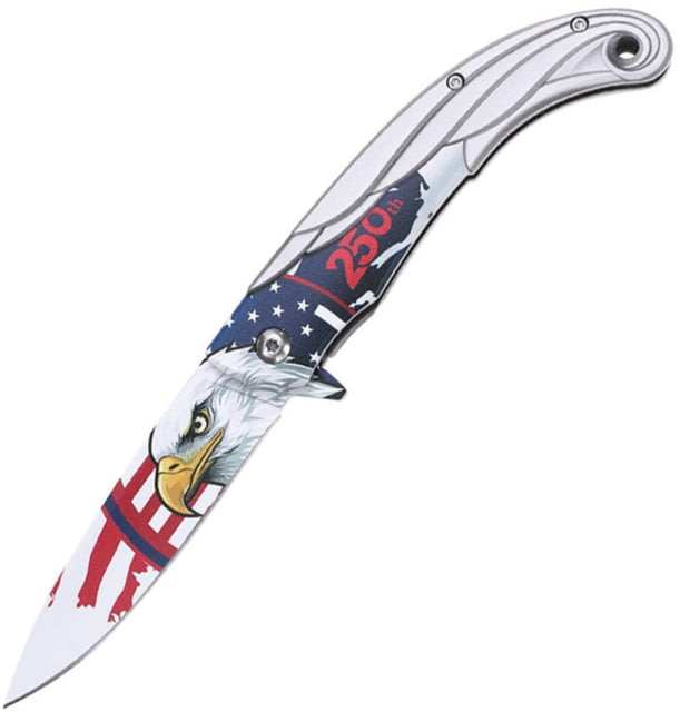 Mtech Eagle Linerlock A/O Silver - Mtech