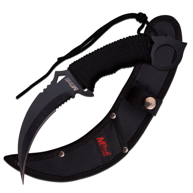 Mtech Fixed Blade 9.84in Stainless Steel Blade Handle - Mtech