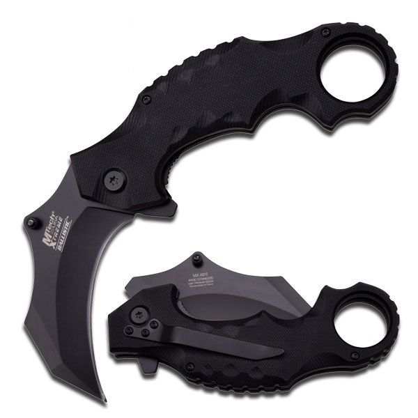 Mtech Folding Blade 2.5in Stainless Steel Blade G10 Handle - Mtech