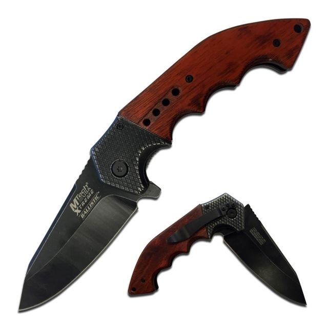 Mtech Folding Blade 4in Stainless Steel Blade Handle - Mtech