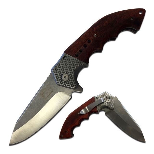 Mtech Folding Blade 4in Stainless Steel Blade Handle - Mtech