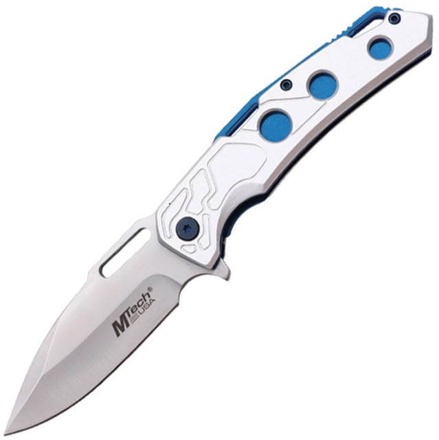 Mtech Linerlock A/O Silver/Blue - Mtech