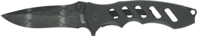 Mtech Linerlock Web-Etched Blade 5in. Closed - Mtech