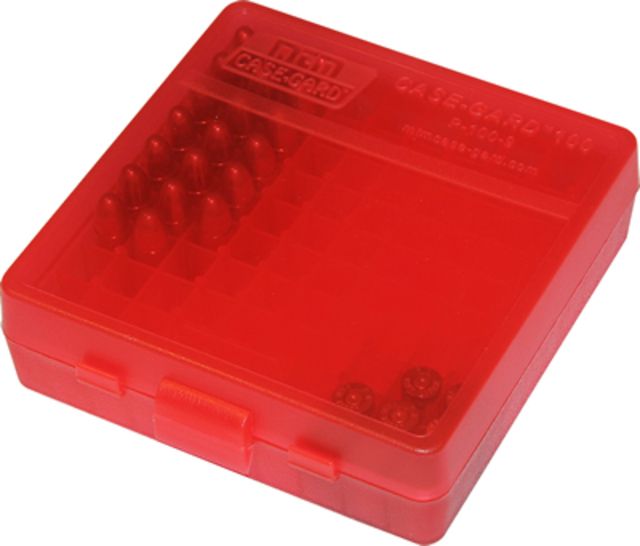 MTM 100 Round 38/357 Pistol Ammo Box