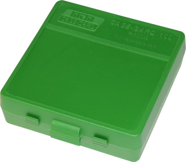 MTM 100 Round 9MM/380 Green Pistol Ammo Box