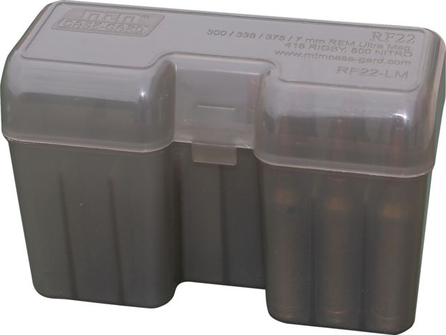 MTM 22 Round Ultra Magnum Smoke Cartridge Box, RF22LM41 by USA MTM Reloading Ammo Boxes