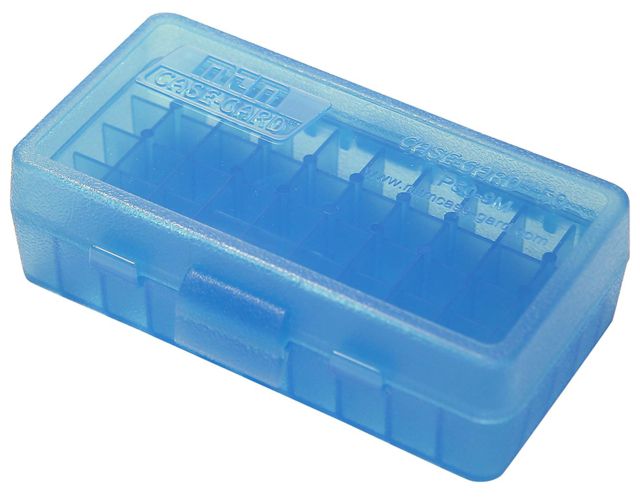 MTM 50 Round 44 Magnum-45 Long Colt Blue Pistol Ammo Box