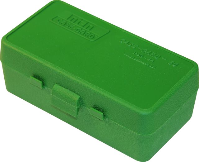 MTM 50 Round 44 Magnum/45 Long Colt Green Ammo Box