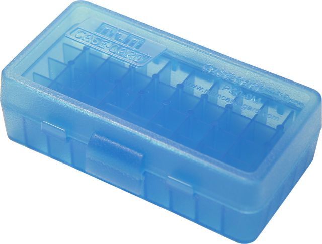 MTM 50 Round 9MM-380 Blue Pistol Ammo Box