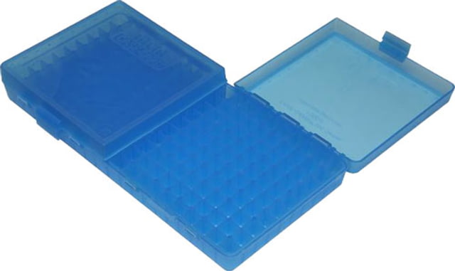 MTM Ammo Box .45acp/.40sw/10mm 200-rounds Clear Blue