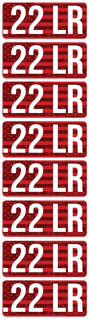 Mtm MTM Ammo Caliber Labels .22lr 8-pack - $6.49 at Optics Planet