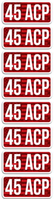 Mtm MTM Ammo Caliber Labels .45acp 8-pack - $6.49 at Optics Planet