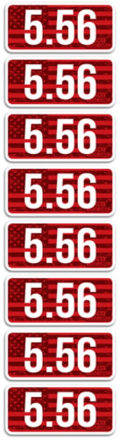 Mtm MTM Ammo Caliber Labels 5.56 8-pack - $6.49 at Optics Planet
