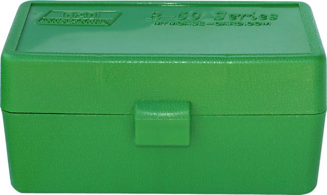 US MTM Case-Gard 50 Rifle Ammo Boxes .22 Bench Rest & 6mm PPC Green Tech Data