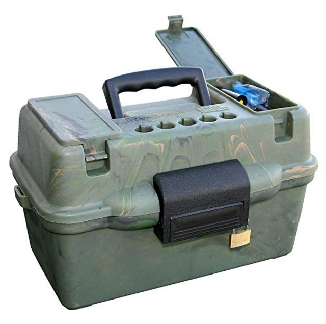 MTM Deluxe Shotshell Case Holds 100 Rounds 12/20 Camouflage by USA MTM Reloading Ammo Boxes