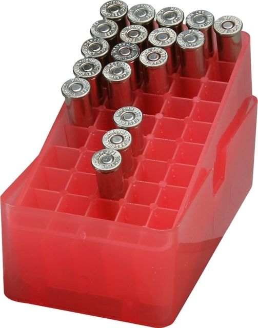 MTM E-50 Slip-Top Boxes .38 & .357 Magnum Red by USA MTM Reloading Ammo Boxes