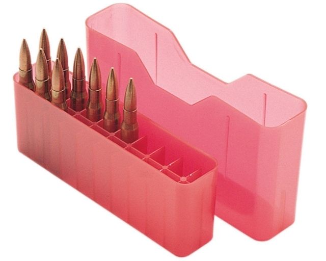 MTM J-20-MLD Slip-Top Ammo Box 20 Rounds Red - Mtm