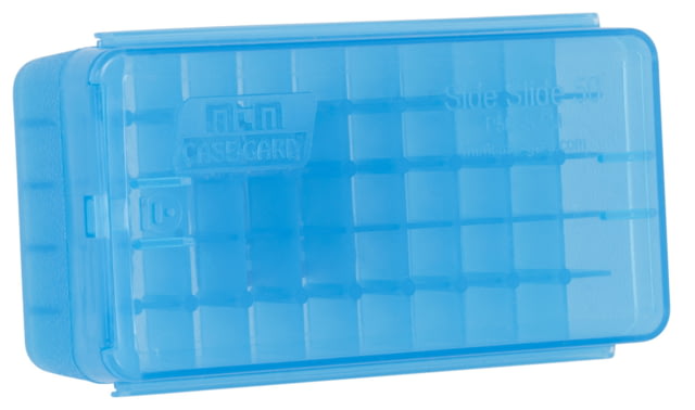 MTM P50SS9M24 Side-Slide Ammo Box Pistol 9mm, 30 Luger, 32 S&W, 380 ACP, 9mm Makarov, P50SS9M24 by USA MTM Reloading Ammo Boxes