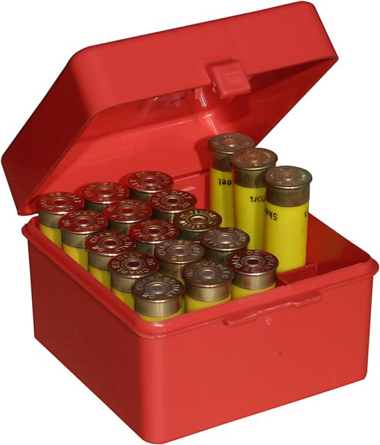 MTM Shotshell Box 25 Round Original Flip-Top 20 Gauge Up To 3in.