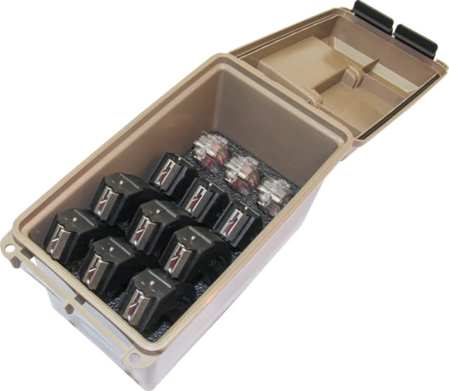 MTM Tactical Mag Can f/ Extneded Magazines, Dark Earth, TMC1022XL by USA MTM Reloading Ammo Boxes