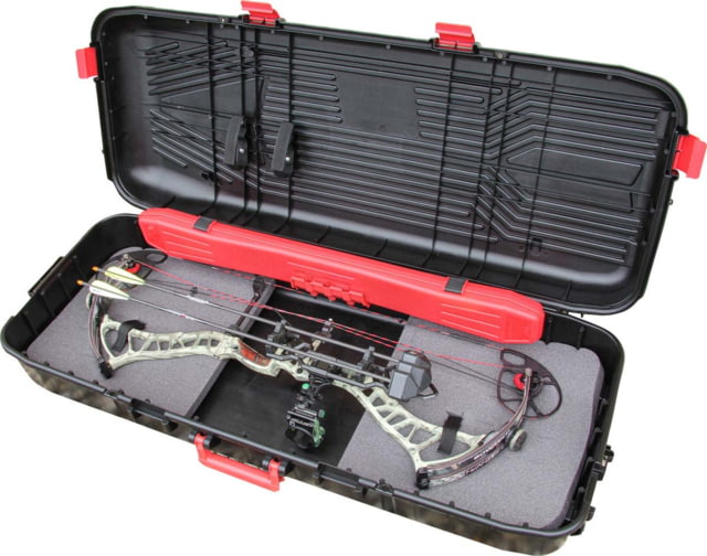 MTM Traveler Bow Case 44 Black with Wheels 0BDD2928 MTBC44