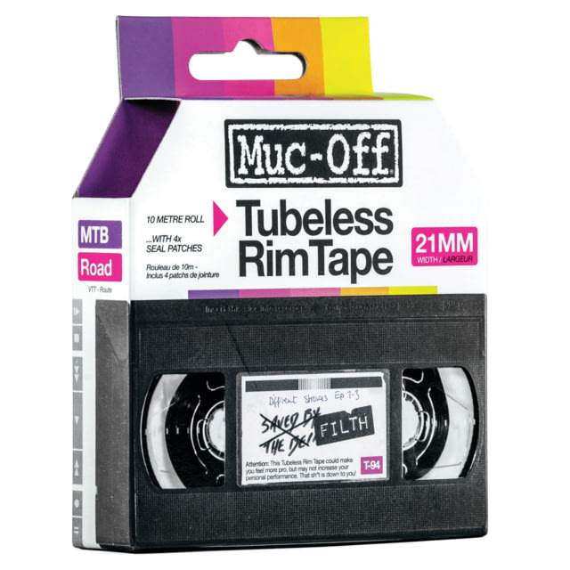 Muc-Off Tubeless Rim Tape 21mm Pink