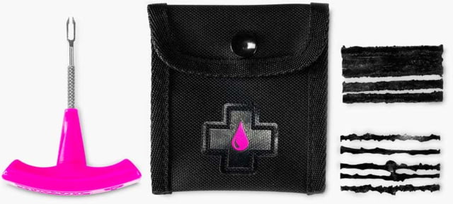 Muc-Off Puncture Plug Repair Kit 15 Refill Plugs Black/Pink