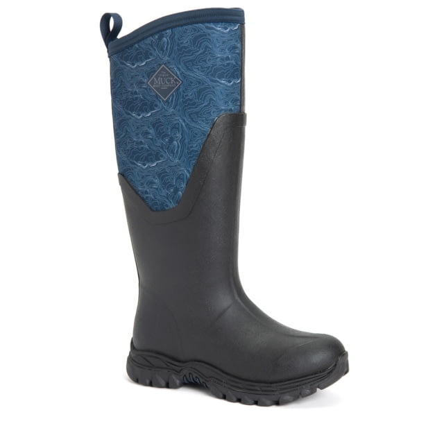Muck Boots Arctic Sport II Tall - Women's Black/Navy Topography 6 - Muck Boot Company