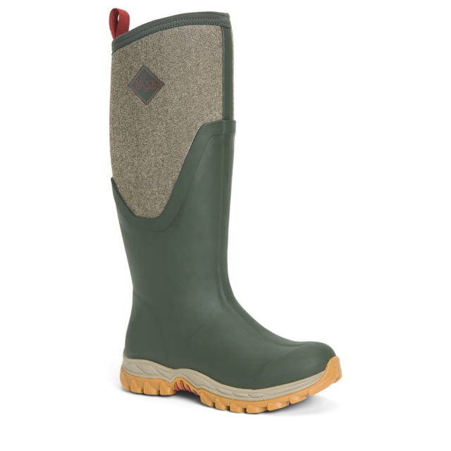 Muck Boots Arctic Sport II Tall - Women's Dark Olive/Herringbone 9