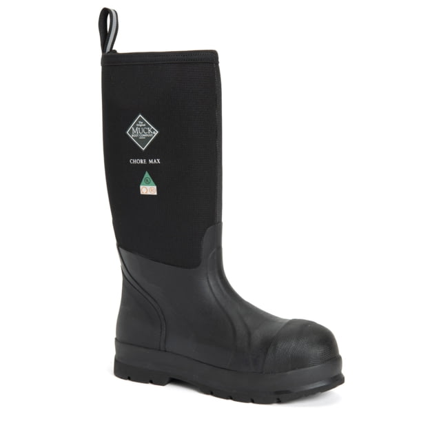 Muck Boots Chore Max Tall CSA Spandura Comp Toe Boots - Men's Black 7 - Muck Boot Company