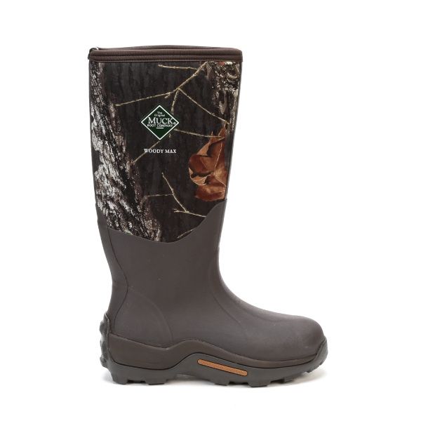 Muck Boots Muck Boots Men's Woody Max ColdConditions Hunting Boot Bark/Mossy Oak Break Up Country Mini 13 - $185.00 at Optics Planet