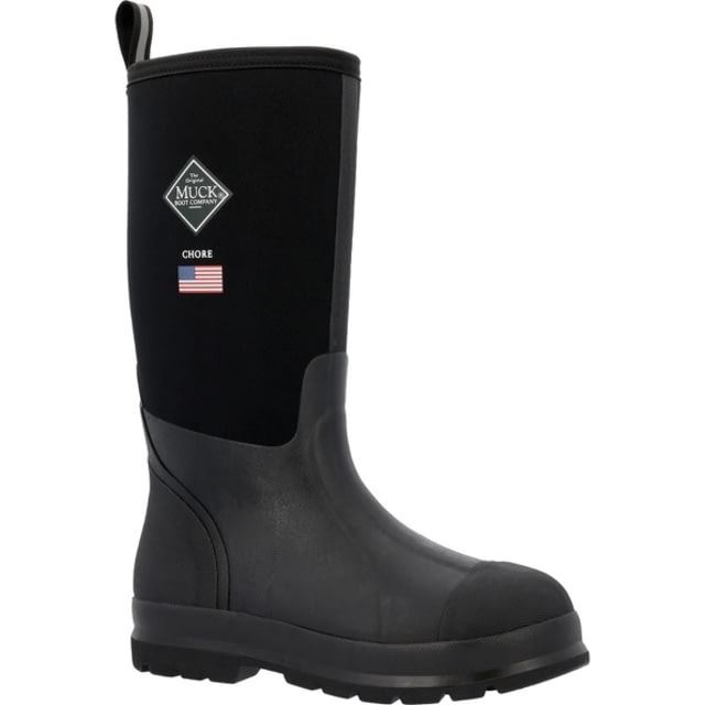 Muck Boots Chore Classic Soft Toe Boots - Men's Black Charcoal Grey 14 CHHUS00 14M - Muck Boots
