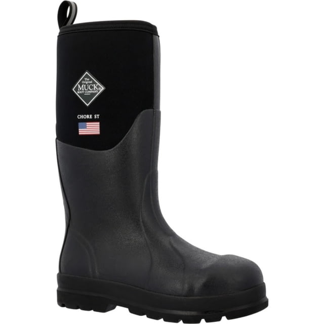 Muck Boots Chore Classic Steel Toe Boots - Men's Black Charcoal Grey 11 CHSUS00 11M - Muck Boots