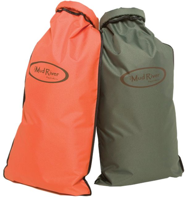 Mud River Hoss Food Bag Holds 10 lbs Dry Food Orange - Mud River