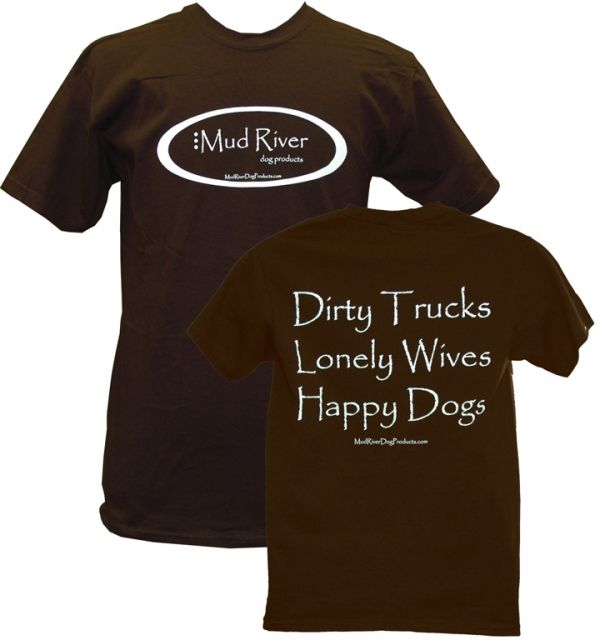 Mud River Short Sleeve T-shirts, Small Brown MRTS-SB