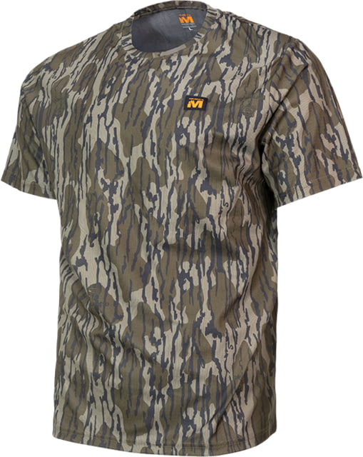 Muddy DV8 Ambush Lightweight Short Sleeve Shirt Mossy Oak Bottomland 3XL